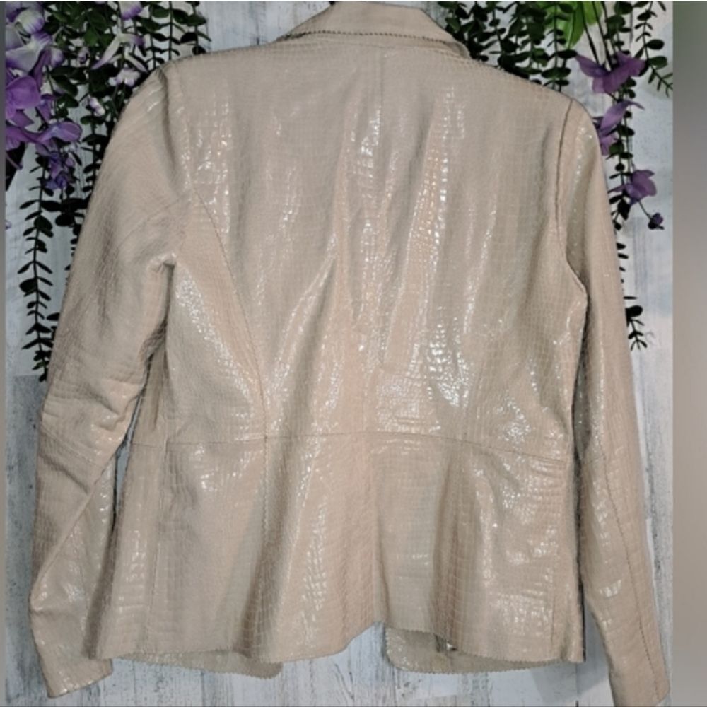 NWOT Bradley Bayou Patent Leather Jacket - Picture 7 of 11